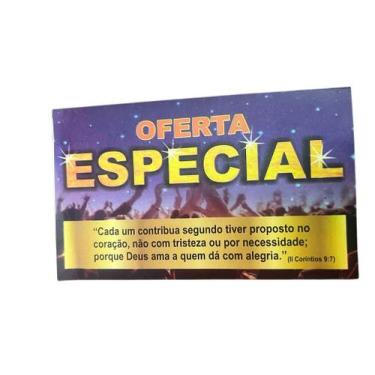 Imagem de Envelope Oferta Especial para Campanha de Igreja - 100 Unidades - no-b