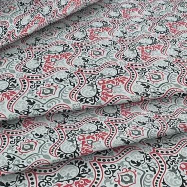 Imagem de 1 Metro de Tecido Percal 180 Fios Para Lençol Algodão (150 fios, Estampa 57)