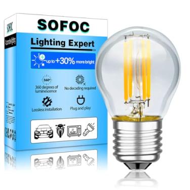 Imagem de SOFOC E27 Base G45 Lâmpada LED 24V DC Luzes Solares Externas Branco Quente 2700K Clássico 4W Luz de Baixa Tensão 400LM Alta Cor Renderização Vintage Estilo Edison Lâmpada Não Regulável 1 Peça