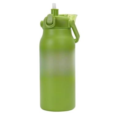 Imagem de Garrafa TéRmica | Design Com Isolamento A VáCuo, Adequado Para Bebidas Quentes E Frias(Verde 1700ML)