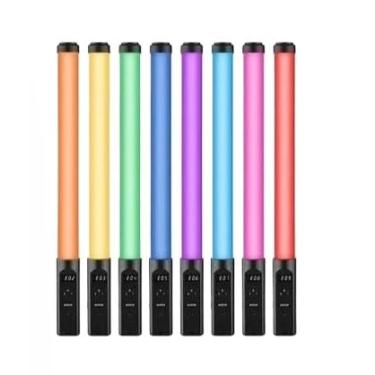 Imagem de Bastão De Led portátil profissional iluminação Luz Rgb E Branco Preenchimento Foto Com Controle + Tripe 2 Metros(Bastão De Led+Tripe 2 Metros)