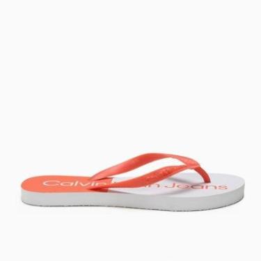 Imagem de Chinelo Infantil Calvin Klein Jeans Logo CK Melancia-Masculino