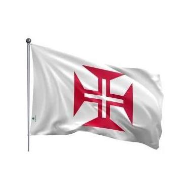 Imagem de Bandeira Ordem de Cristo Dupla Face Estampada Tamanho 90x128cm - Pátri