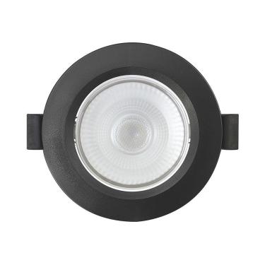 Imagem de Spot De Led Embutir Slim Par20 Redondo 8w Preto Bivolt Blumenau 4100k Neutro