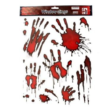 Imagem de Adesivo Mão Sangue Decoração Pade Festas Abrakadabra, UNICA, U