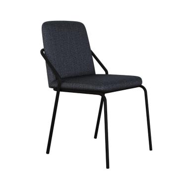 Imagem de Cadeira Bloom Fixa C-4 Pes S-braco 490x580x850 Mm C-1 Un Grafite Corriente Grafite Corriente