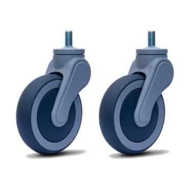 Imagem de 2 Rodizio Hospital 4 Pol. Espiga Rosca Sem Freio Avant