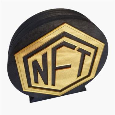 Imagem de Criptomoeda 3D NFT Decorativa 16CM - By Hands