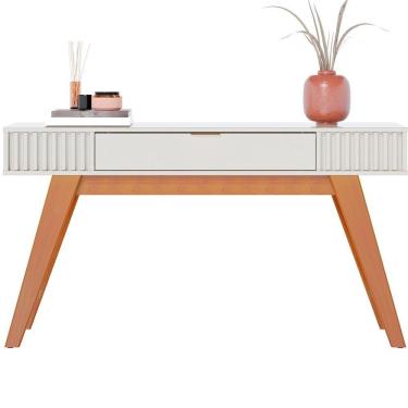 Imagem de Aparador Para Sala 136 Cm Com Gaveta Riv1525 Off White Clb Off White