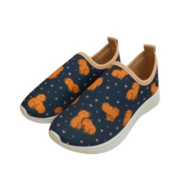 Imagem de Tênis Infantil de Menina Capivara Leve Conforto Calce Fácil-Feminino