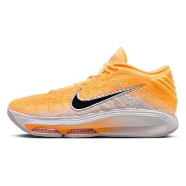 Imagem de Nike Tênis masculino G.T. HUSTLE 3 com cadarço, LASERORANGEBLACK-METALLICSILVER-VAST, 39 BR