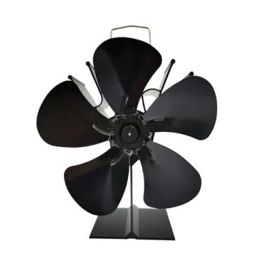 Imagem de Bothyi Ventilador para Fogão a Lenha, Aquecedor de Lareira a Lenha, Eficiente, Silencioso, com Circulação de Calor, Acessórios para Aquecedor, Cinco Pás, Eco