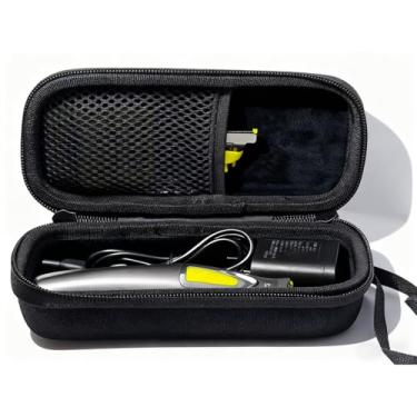 Imagem de Estojo de barbeador de viagem compatível com um aparador elétrico híbrido QP2724/90 QP2834/70 QP2630/72 estojo de transporte rígido portátil para barbeadores e acessórios