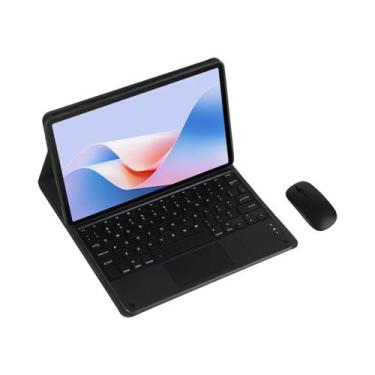 Imagem de Capa Com Teclado Retroiluminado Sem Fio Magnético Removível Para Samsu