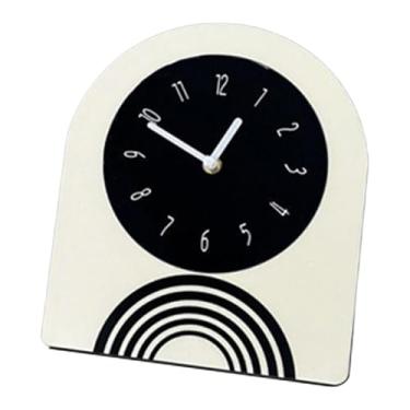 Imagem de predolo Relógio de parede nórdico, versátil, fácil, elegante e decorativo para sala de jantar, sala de estar e ambientes internos, Sem Balanço, 30 Cm X 25.5 Cm