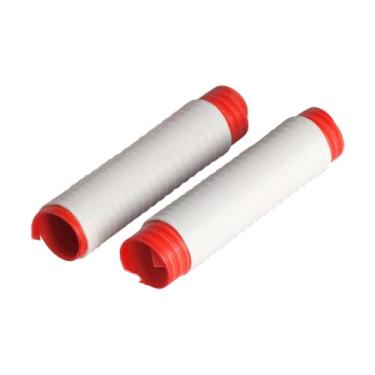 Imagem de NITAGO 2x Capa de Manete de Freio para Motocicleta, Capa de Silicone Termoencolhível para Manete de Freio, Substitui a Peça Original, Acessórios para, Branco