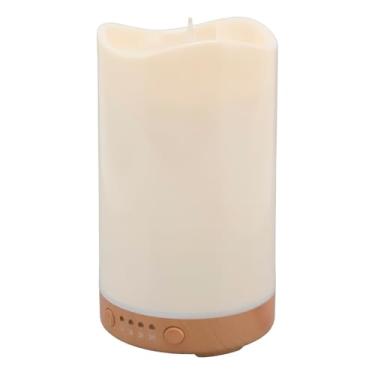 Imagem de Difusor Umidificador Formato Vela Luz LED RGB Aroma