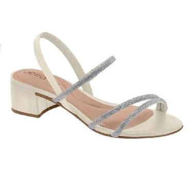 Imagem de Sandalia Beira Rio Salto Bloco Ref 8345.647.31190 Branco Off 36