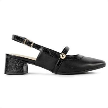 Imagem de Sapato Comfortflex Slingback Tira Feminino-Feminino