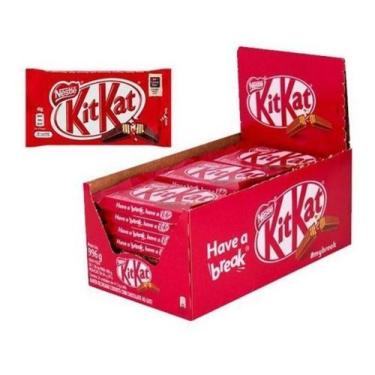 Imagem de Chocolate Kit Kat Ao Leite 41,5g - Nestlé, 24 unidades - caixa fechada