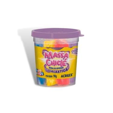 Imagem de Massa de Modelar Acrilex Chicle 90g C/6