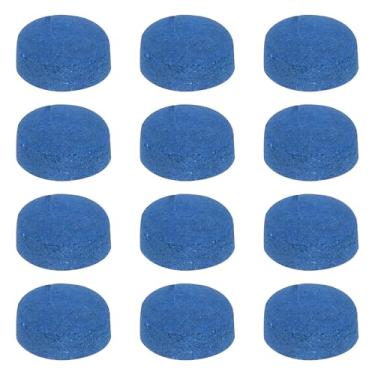 Imagem de YELARXI Pontas de taco de bilhar, kit de substituição de pontas de taco de sinuca, acessórios de reparo de tacos de piscina de couro de vaca - adequado para (tacos de mesa/suprimentos de jogos de