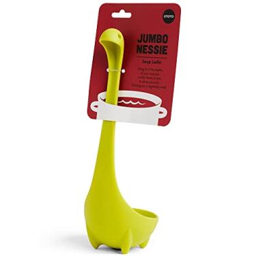 Imagem de OTOTO Concha de sopa Nessie original - Utensílios de cozinha engraçados, design de lago Ness, presentes de cozinha para a mãe - Utensílios de cozinha fofos e práticos - presentes exclusivos para