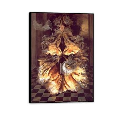 Imagem de Remedios Varo Pintura em tela Apanhador de Estrelas Poster Remedios Varo Decoração de Casa Surrealismo Arte de Parede Imagem para Sala de Estar Quarto Banheiro Decoração de Parede 100 x 70 cm