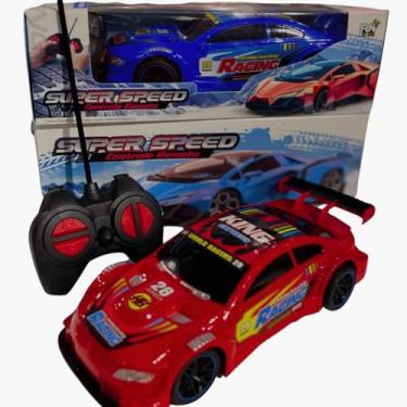 Imagem de Carrinho de Controle Remoto Super Speed Recarregável – Brinquedo Infantil (Cores Variadas) (Vermelho)