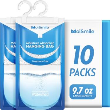 Imagem de Absorventes de umidade de 275 g, pacote com 10, sem fragrância