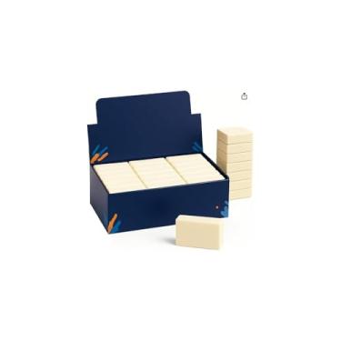 Imagem de First Borracha Branca Termoplástica, TPR Atóxica, 3x2x0.5 cm, 7g, Kit com 60 Unidades