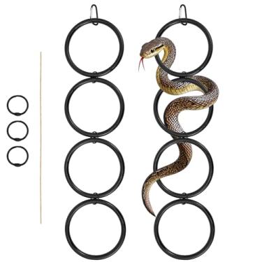 Imagem de Brinquedos de corrente de escalada de cobra, brinquedo flexível para répteis, corrente de argola de cobra de milho, suprimentos para anfíbios, acessórios para animais de estimação para todos os tipos