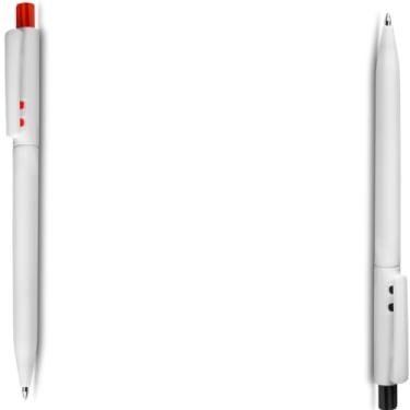 Imagem de Caneta Esferográfica Touch Screen Retrátil, Plástica, Escrita Azul, Ponta Fina 0.7mm, Grip Emborrachado, Design Moderno, Cilíndrica, para Escritório (Laranja e Verde)