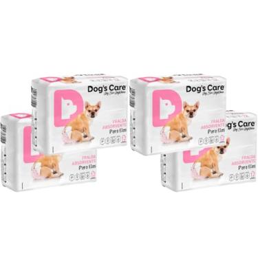 Imagem de Kit Fralda Higiênica Descartável Dogs Care Para Cachorro Fêmea P 48 unidades