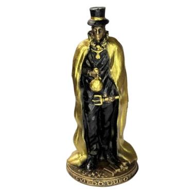 Imagem de Escultura Exu Cartola com Preto 12 cm Resina Vintage