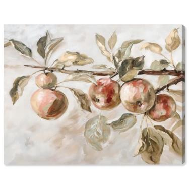 Imagem de Art Remedy Tela de arte de casa de campo vintage, 76 cm x 61 cm, envolvida em galeria, melodias de pessegueiro