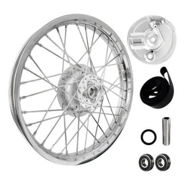 Imagem de Roda Dianteira Completa Cg 125 Titan 83 99 Raio 4mm - Tork