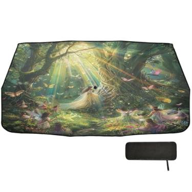 Imagem de Guarda-sol Forest Fairies SUV para para-brisa cobertura completa para-sol de carro guarda-chuva de para-brisa, viseira de sol para SUV