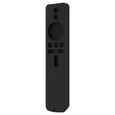 Imagem de GLOGLOW Capa de Necessidades Diárias para TV Stick 4K, Capa Leve de Controle Remoto à Prova de Choque Com Design Antiderrapante e Cordão Protetor de Silicone Nan (Conjunto Preto)