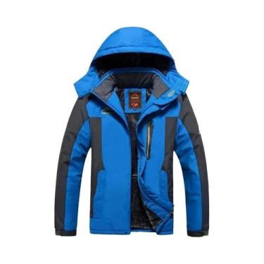 Imagem de Jaqueta De Inverno Masculina plus Size 9XL Impermeável Com Capuz, Casa