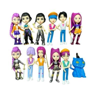 Imagem de KPop Anime Demon Hunters Blind Box HUNTRIX SAJA BOYS RUMI MIRA ZOEY De