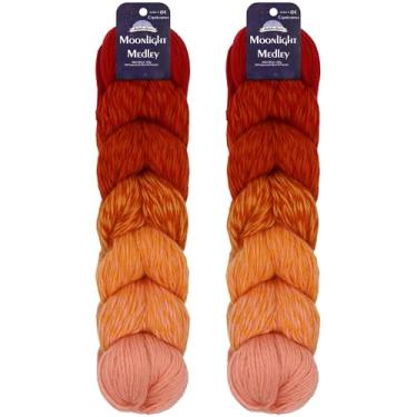 Imagem de JubileeYarn Moonlight Medley Yarn – Lã Merino Ombre DK Weight – 200 g/Hank – Áries – 2 novelos