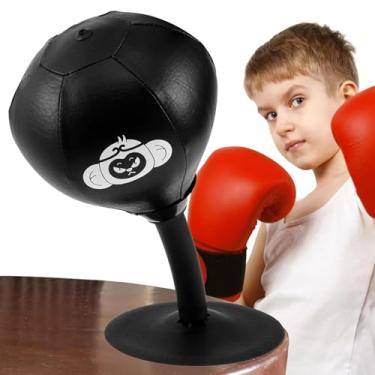 Imagem de Saco de pancadas de boxe de sucção,Saco de pancadas de boxe, de de sucção de mesa para - de de mesa de brinquedos de relaxamento de forte para crianças para quarto
