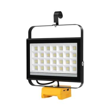 Imagem de Lanterna De Trabalho LED Portátil Sem Fio Recarregável 6000K Holofote 