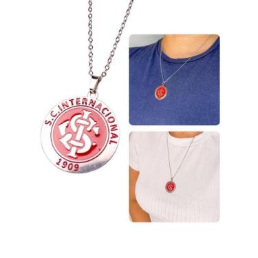 Imagem de Colar Cordão Corrente 55Cm Feminino Masculino Pingente Time - Visujoia