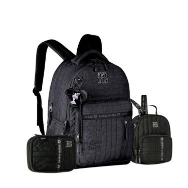 Imagem de Mochila de Costas 19" Lancheira Estojo Box Rebecca Bonbon