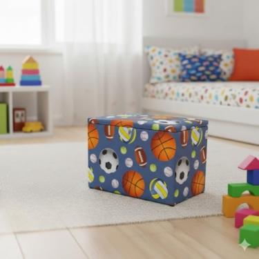 Imagem de Armazenamento médio, puff bau(FUTEBOL)