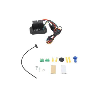 Imagem de ZJchao Kit de Interruptor do Controlador do Ventilador Radiador Digital Faixa de Temperatura Ajustável 104230 ° F LED Display Em Tempo Real para Sistemas de Resfriamento Industrial (DC12V)