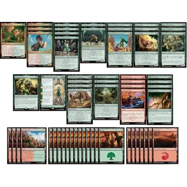 Imagem de Avatar: The Last Airbender Magic The Gathering Deck - Gruul Earthbending - Red Green - Very Powerful - Modern Legal - Custom Built - 60 Card MTG!