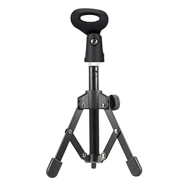 Imagem de Mingzhe Tripé de Suporte de Microfone Mini Dobrável Ajustável Com Suporte Microfone para Podcasts Palestras
